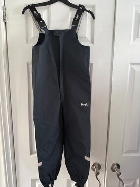 OAKI Kids Navy Rain Bib Overalls